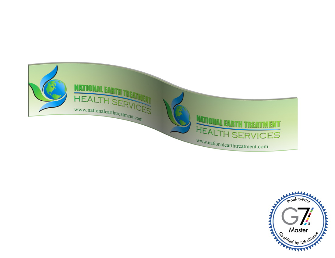 Graphic Refresh - 11.8' Serpentine Double-Sided Pillowcase Banner (AB0303N-GR)