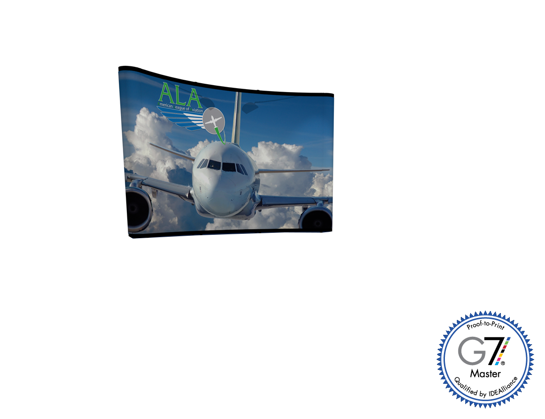 Graphic Refresh - 8' Instand Inkjet Tabletop Pop-up w/ Endcaps (AB1007N-GR)