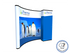 Graphic Refresh - 10' Instand Curved w/ Bump Out Inkjet w/ Endcaps (AB2004N-GR)