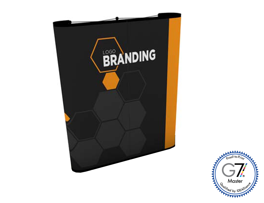 Graphic Refresh - 7' Instand Flat Magnetic Inkjet Pop-up w/ Endcaps (AB2017N-GR)