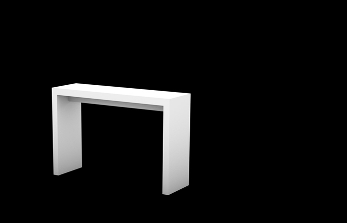 Mocking 40" Parsons-Style Rental Counter (RTCT204)