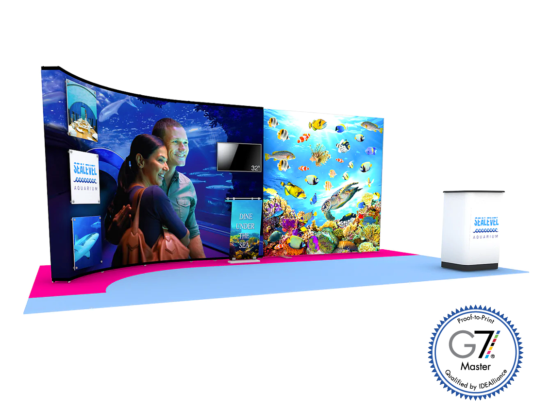 Graphic Refresh - 20' Inkjet and Backlit SEG Fabric w/ Accessories (DL11742N-GR)