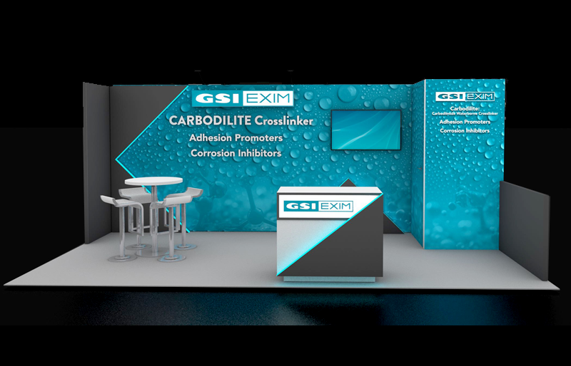 10' x 20' DesignLine Display w/ Walk-In Storage and EdgeLit Accents (ID0524)