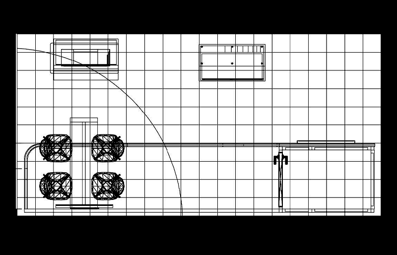 10' x 20' DesignLine Display w/ Walk-In Storage and Sculpted Canopy (ID0526)