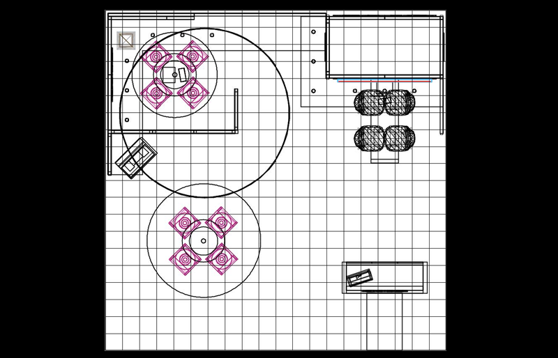 20' x 20' DesignLine Backlit Exhibit w/ Tower 3D Branding and Semi-Private Meeting Room (ID0554)