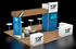 20' x 20' Custom Island Exhibit w/ Architectural Canopy and Meeting Areas (ID0567)