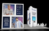 30' x 30' Island Exhibit w/ Graphic Towers, Presentation Area, and Demo Stations (ID0593)