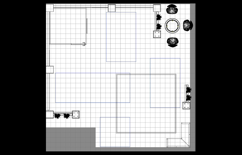 30' x 30' Island Exhibit w/ Backlit Panels and Square Hanging Sign (ID0594)