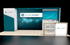 10' x 10' Scalable Backlit DesignLine Display w/ Meeting Area and Reception Counter (ID0620)