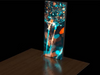3' LightWall SEG Backlit Fabric Kiosk (AB0536N)