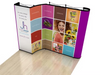 10' Instand Flat w/ Bump Out Magnetic Inkjet Pop-up Display w/ Endcaps (AB2011N)