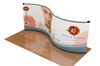 20' Instand Serpentine Magnetic Inkjet Pop-up Exhibit w/ Endcaps (AB3020N)