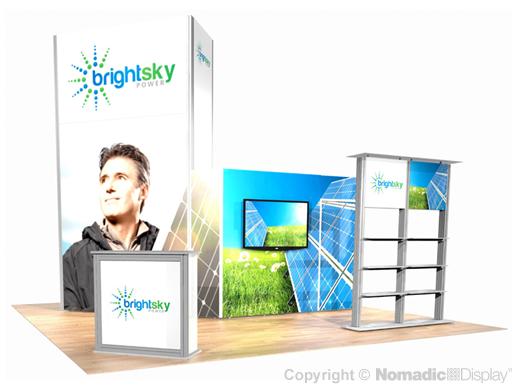 20' VersaWall Conference Exhibit Island