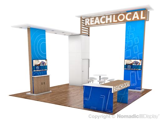 20' VersaWall Conference Exhibit Island