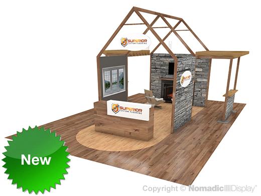 20' VersaWall System Island Booth