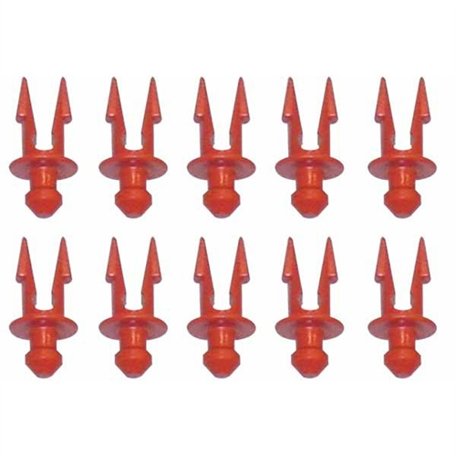 Hub Studs - Instand - Set of 10 Red (MCRS)
